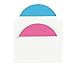 Avery NoteTabs Round Edge, 2 x 1.5 Inches, Neon Blue and Magenta, 20 per pack (16305)