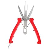 Hemobllo Gartenschere aus Edelstahl mit Ergonomischem Griff Doppelte Schneidfunktion für Baumschnitt und Obsternte Geeignet für Gartenarbeit und Pflanzenpflege