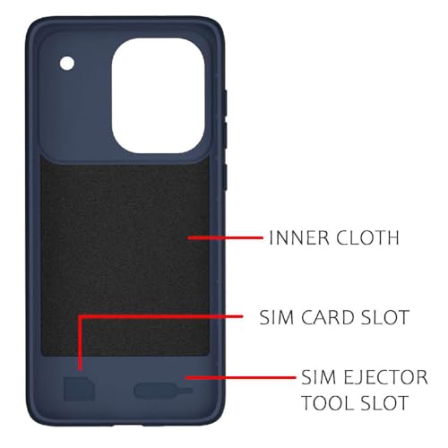 Image of Shockproof Case for Realme P4 5G | Full Camera Protection | TPU Flexible Back Cover for Realme P4 5G (Steel Blue)