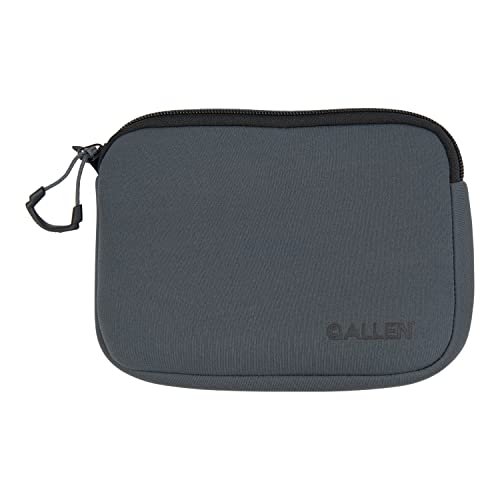 Allen Company Neoprene Pistol Pouch, Compact Handguns up to 7”, Charcoal