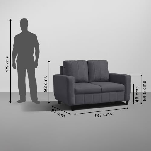 Image of Sleepyhead Bae - 2+1+1 Seater Sofa Set (Fabric, Stone Grey)