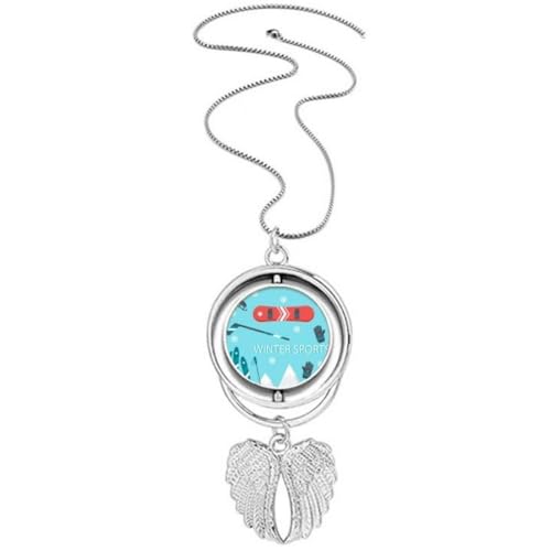 Collier ailes d'ange pour équipement de ski idéal au chalet et sur les pistes