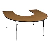 Algopix Similar Product 13 - ECR4Kids 60 x 66 Horseshoe Shape