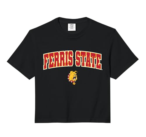 Ferris State University Bulldogs Arch Logo Comfort Colors Crop Top