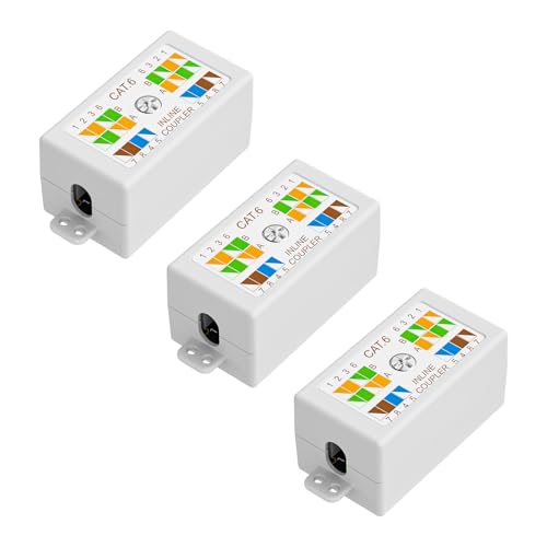 Image of iwillink 3-Pack Cat6 Ethernet Junction Box, Punch Down Type, UTP
