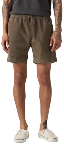 Levi's Men's Easy Shorts, (New) Maitake Brown (Non-Stretch), Large Standard