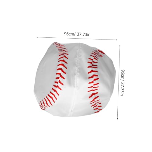 Pouf de rangement peluche baseball confortable pour garçon - 3