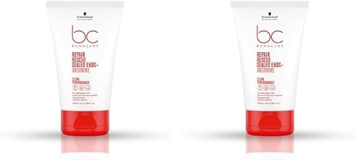 Schwarzkopf Professional Bonacure Repair Rescue Sealed Ends With Arginine For Preventing Split Ends, 100Ml - Liquid (Pack ...