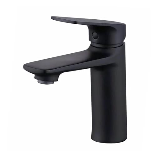 Grifo de baño monomando corto para evitar salpicaduras en el lavabo 2