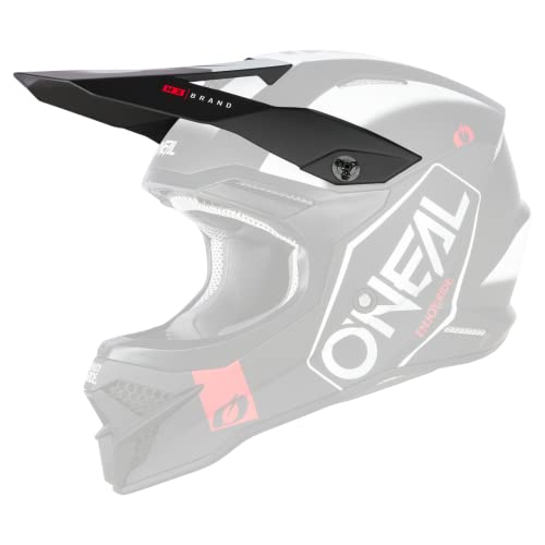 O'NEAL | Motorradhelm-Ersatzteile | Enduro Motocross | Ersatzschirm für den 3SRS Helmet HEXX V.23 | Spare Visor 3SRS Helmet HEXX V.23 | Weiß Schwarz | One Size