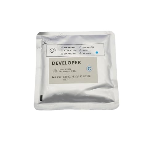 Developer Powder Compatible with IR C3020 C3320 C3325 C3330 Models 240G Per Bag G67 IRC3320 IRC3325 IRC3330 IRC3020(Cyan)