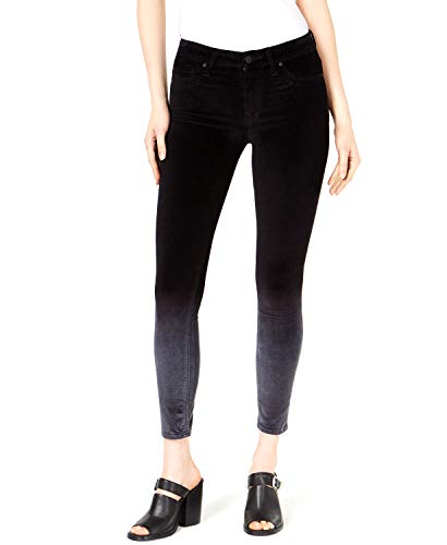 Hudson Jeans Mid-Rise Super-Skinny Ankle Jean Black 28