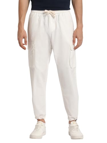 Image of Men's Navy Slim Fit Casual Cargo