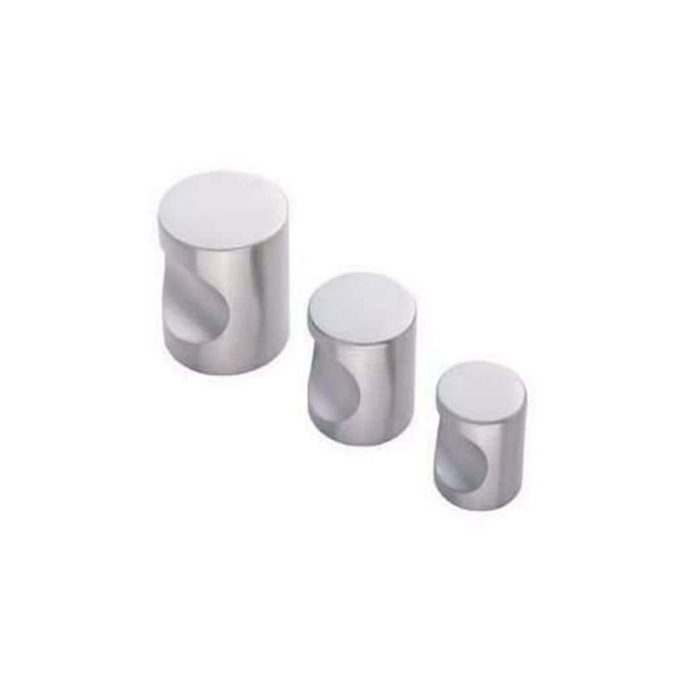 Carlisle Brass Polished Steel Ftd Stainless Steel Cylindrical Knob 20Mm