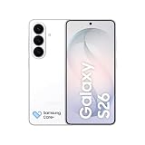 Celular Samsung Galaxy S26 5G, 256GB, 12GB RAM, Câmera Tripla de 50+12+10, Tela Grande de 6.3' - Branco