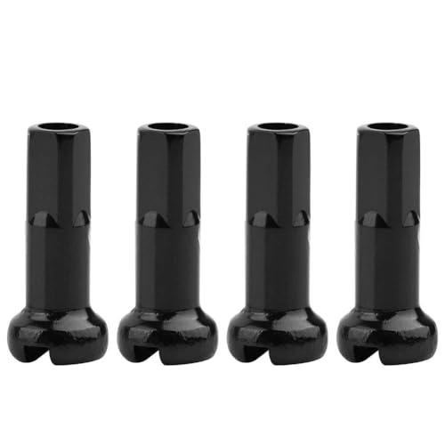 12 個 7075 アルミ合金マウンテン自転車バイクスポークキャップアクセサリーサイクリング用 (黒)