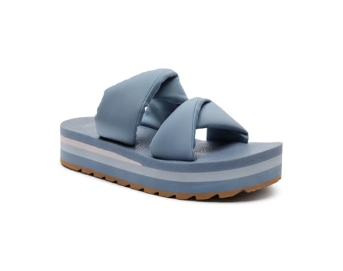Sandales plateforme femme Sanuk avec semelle tapis de yoga amortissante