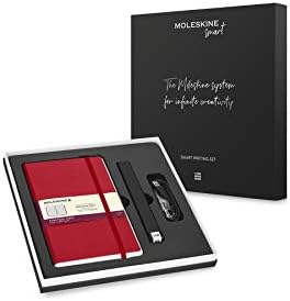 Moleskine, Smart Writing Set Ellipse, Notebook and Pen + Ellipse Smartpen, Notebook with Black Hard Cover - Suitable to Use with Pen Moleskine +, Black Color - Ruled Sheets