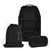 Satch Pack Schulrucksack Set 3tlg. inkl. Schlamperbox und Sportbeutel (Blackjack)