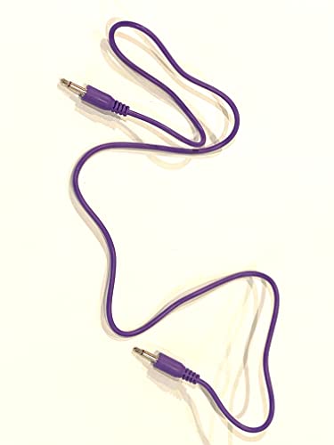 Image of (5 Color Pack of 3.5mm Mono TS Modular Synth Patch Cables Compatible with Many Modular and Semi-Modular Synthesizers