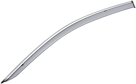 WellVisors Window Visors Wind Deflectors Compatible with Infiniti 2006-2010 M35 M45 with Chrome Trim Rain Guards 3-847IN001