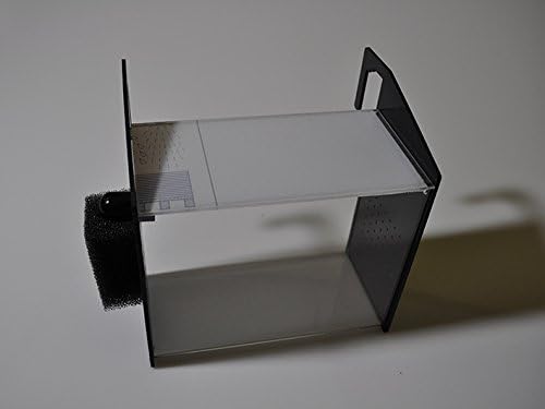 Small 8 inch Acrylic Fry Saver Hangs On Rim Inside Fish Tank or Aquarium Built-in Filter System for Baby Fish or Acclimation - Great for Breeding Fish or Taking Pictures!