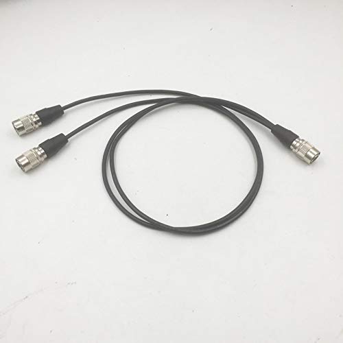 Gimax Sound Devices 688 633 Zoom F8 Power Cable, 2 in 1 Hirose Male 4 Pin to Hirose 4 pin Male Plug Extra Power Outlet Cable - (Color: 150cm)