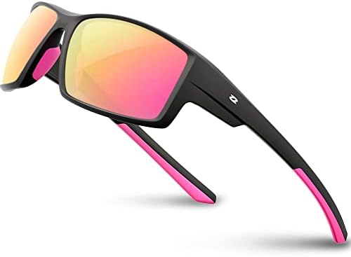 RIVBOS Polarized Sports Sunglasses Driving shades For Men TR90 Unbreakable Frame RB831