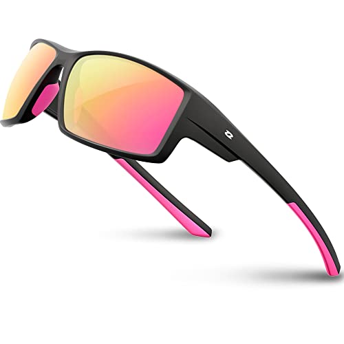 KANASTAL Damen-Sonnenbrille Retro Vintage – Polarisiert Mit UV400 Schutz, Leichter TR90 Rahmen & Verspiegeltes Design