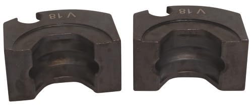 SOMATHERM FOR YOU - Lot de Mâchoires Profil V - Ø12-14-16-18-22-28 mm - Compatible avec Pince à Sertir - Noir - Pour Raccords Cuivre et Pince Radial | Sertissez tous vos diamètres de tube multicouche grâce à ce lot de mâchoires profil TH.