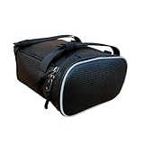Zxpjkyu Fahrradsatteltasche Hinterradtasche Satteltasche Pu Gepäcktasche Wasserdicht Großes Volumen unter Sitz für Kurierfahrten Berufliche Nutzung, O Pattern