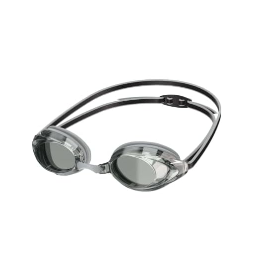 Speedo Unisex-Adult Swim Goggles Mirrored Vanquisher 2.0,Silver