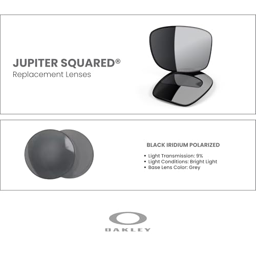 OAKLEY Original Jupiter Squared Replacement Lenses+BUNDLE Bag+ Bundle Microfiber Pouch3