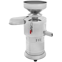 Commercial Soy Milk Maker, 1100W Nut Milk Maker Blender Separate Type Soybean Milk Machine with Splash-Proof Soybean Residue Box 2850Rpm Production 132Lbs/H Silver