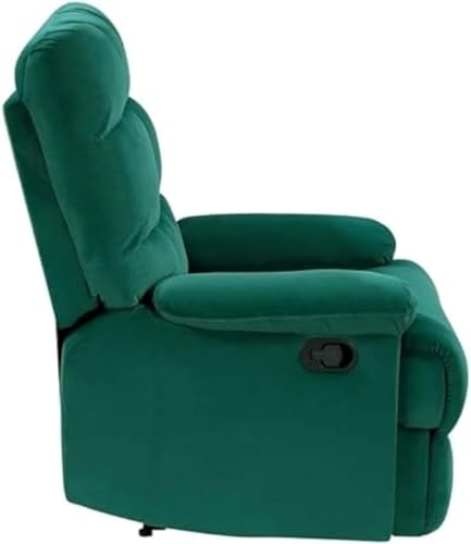 Image of Torque - Flumin 1 Seater Fabric Manual Recliner | Recliner Chair for Living Room, Office, Bedroom (Green) | 1 Year Warranty