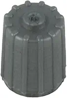 Pacote com 10 hastes de válvula de pneu de plástico cinza com junta para sensores TPMS compatível com tampas de válvula de ar de roda de carro caminhão Infiniti