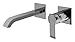 Graff G-6235-LM38W-PC/BK - Qubic Wall-Mounted Lavatory Faucet w/Single Handle