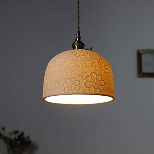 Iluminación colgante accesorio E27 con candelabro de cerámica retro industrial 4