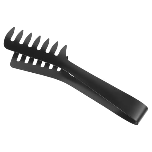 CIYODO Pinzas para Servir Espaguetis de Acero Inoxidable Diseño Multifuncional para Barbacoa Buffet y Cocina Mango Seguro y Antideslizante para Aperitivos y Frutas