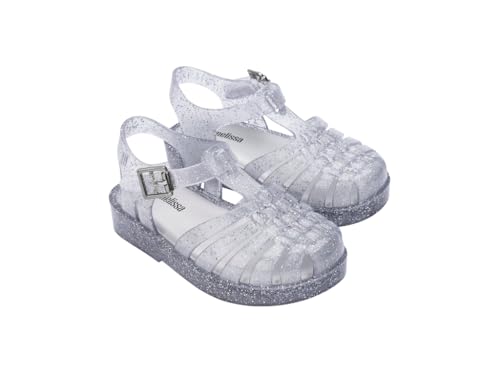 Image of mini melissa Possession Jelly Fisherman Sandal for Toddler and Kids | Iconic Fisherman Jelly Sandal for Toddlers & Girls, Adjustable Buckle, Waterproof, Bubblegum Scent, Play & Dress Shoes