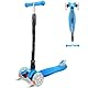 KORIMEFA Scooter Kinder Roller, Dreiradscooter mit PU Räder, Leuchtenden Räder, Faltbarer Höhenverstellbarer KinderRoller, Leicht Belastbarkeit bis 60 kg, ab 3-12 Jahre Junge Mädchen (Blau)