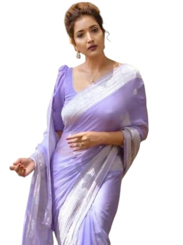 Image of Flosive Women's Cotton Saree With Blouse Piece