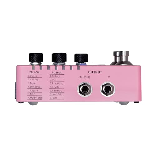 Image of MOOER Guitar Delay Pedal 14 Types Delay Authentic Vintage and Modern Delay Effects from Classic Analog Tape Delays Experimental Low-Bit Galaxy and Pingpong (X2)