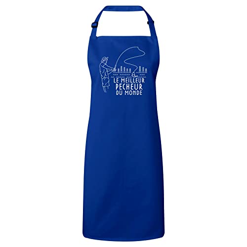 Cadeau pecheur le meilleur pecheur du monde tablier de cuisine