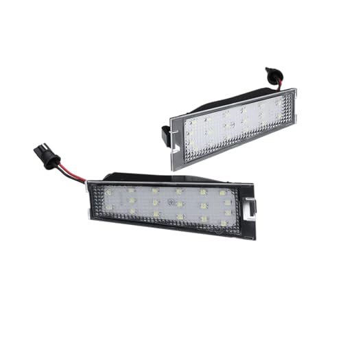Luz LED blanca para matrícula que soluciona fallos de iluminación de coche