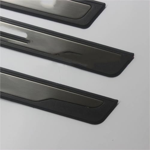 Protection seuil porte Mitsubishi RVR anti-rayure en acier inox et ABS pour carrosserie préservée - 3