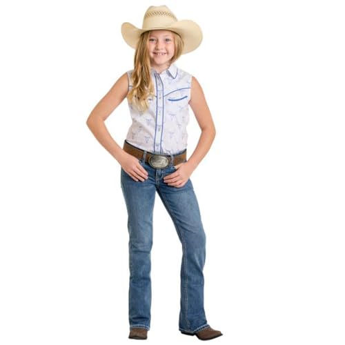 Rock & Roll Girls Aztec Inspired Embroidered Bootcut Jean