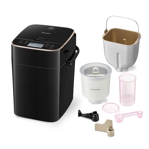 Panasonic SD-PMC100NXE Machine à Pain et à Glace 0,5 kg, 34 Menus, Noir