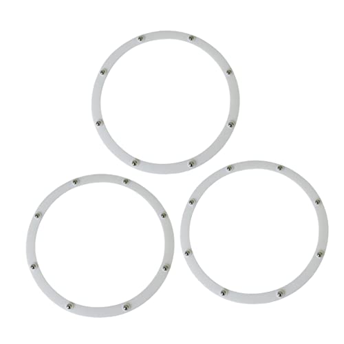 Gadpiparty 3pcs Steel Ball Turntable Ring Aluminum Turntable Rotating Roller Spice Rack Rotating Turntable Bearing Turntable Stand Convenient Spice Tray Roller Rotating Storage Rack Plastic -  WY63I1944E2087O52K58VK