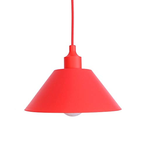 Lámpara colgante moderna E27 LED iluminación para niños dormitorio y hogar 7